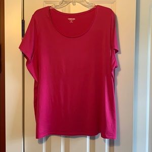 Lands’ End Pink Scoop Neck shirt.